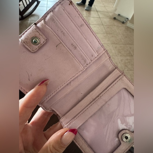 Coach Black and Gray Wallet with Silver Accents - Picture 4 of 7